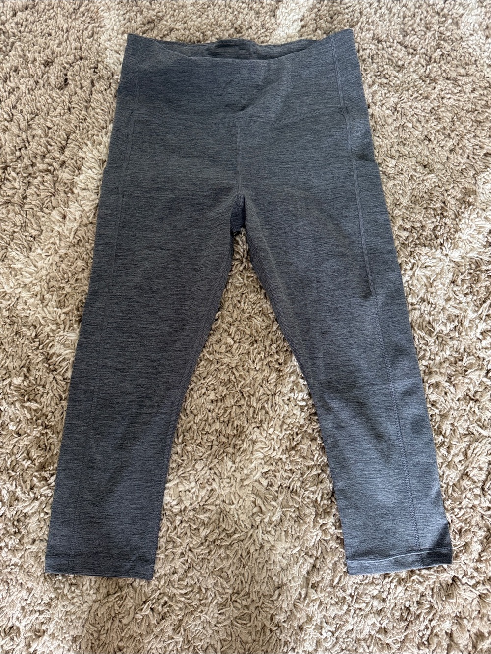 Athleta Heather Charcoal High-Waist Performance Leggings
